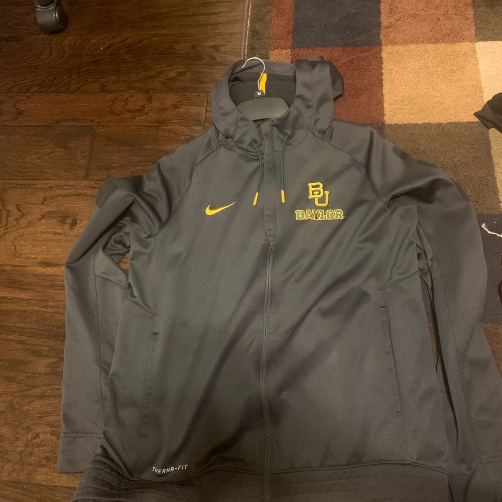 BAYLOR BASKETBALL TEAM JACKET WITH HOOD